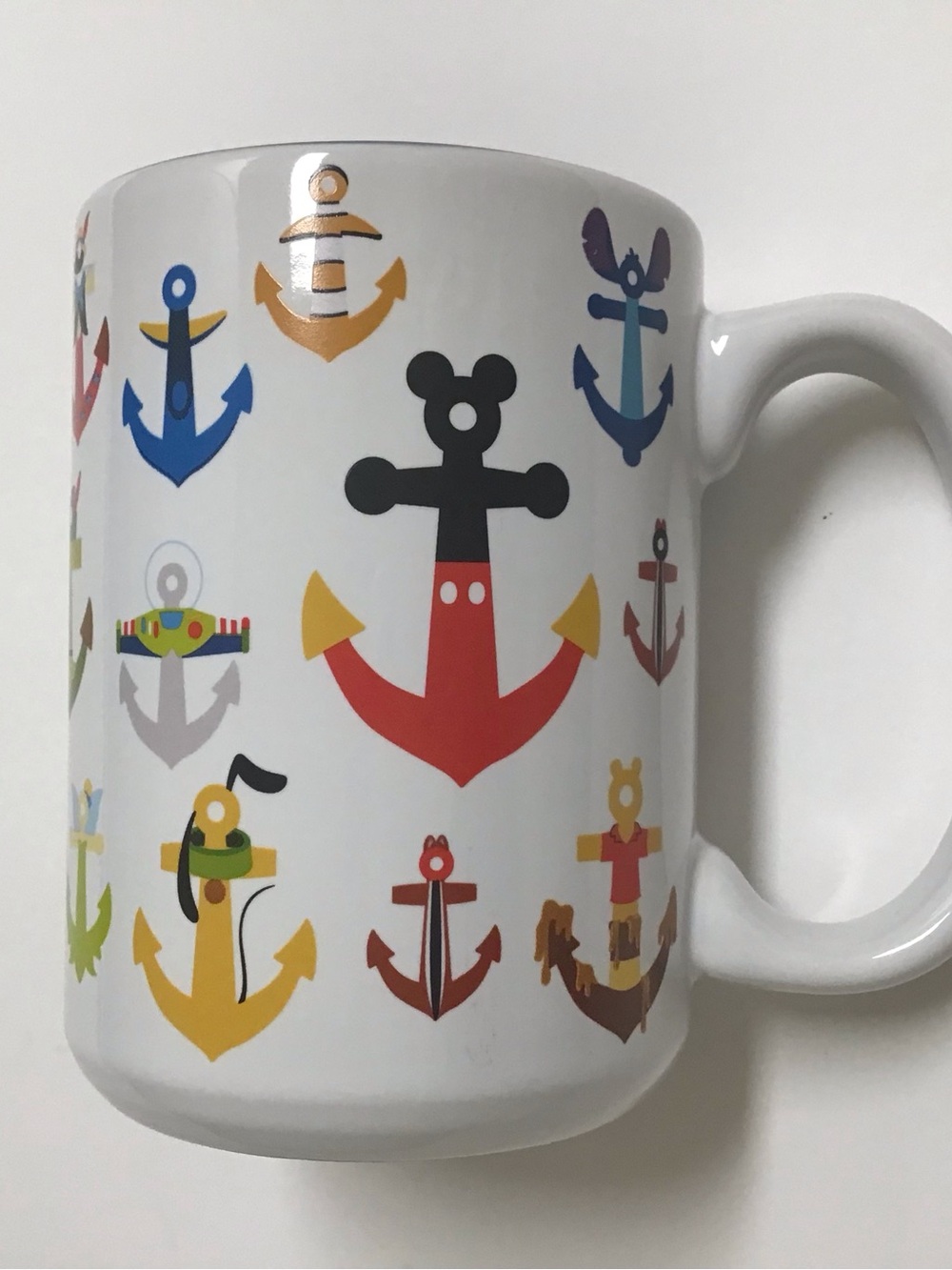 Disney Cruise Line Anchors Mug Mickey & Friends BIG 16 oz Winnie the Pooh Pixar - Picture 3 of 11